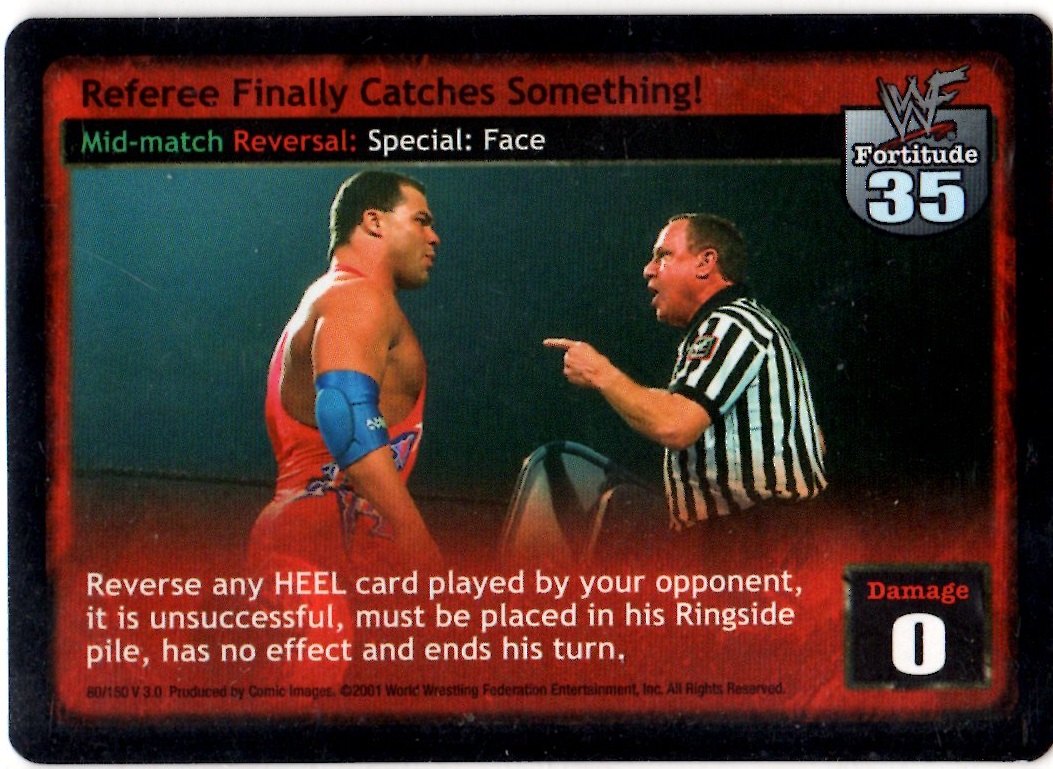 Referee Finally Catches Something!